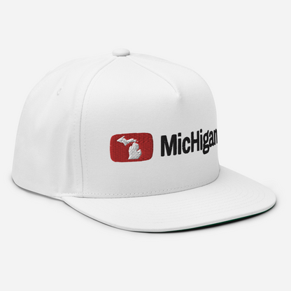 'Michigan' Flat Bill Snapback (Video Sharing Parody)