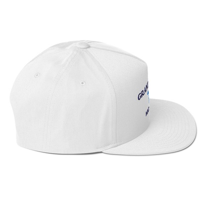 'Grand Marais Michigan' Flat Bill Snapback (w/ Michigan Outline)