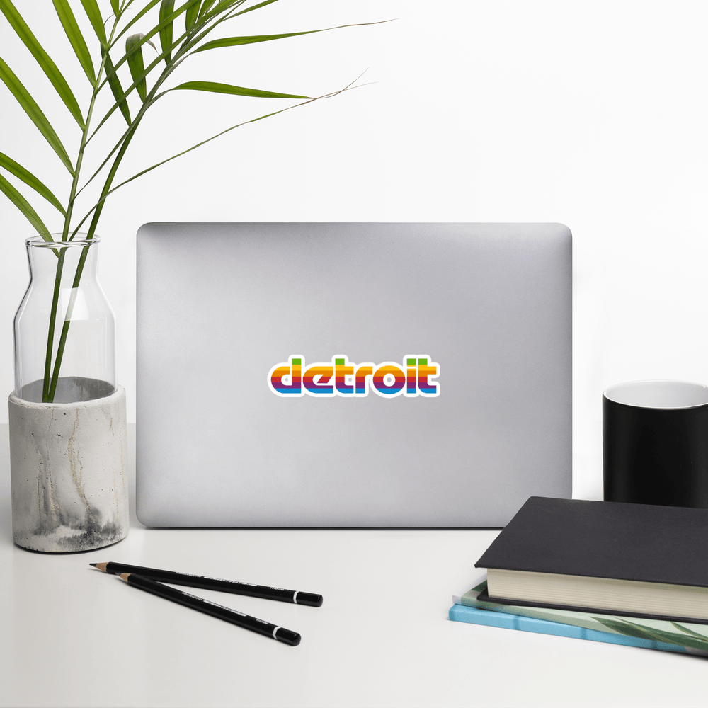 'Detroit' Stickers (1980s Pomaceous Computer Parody) - Circumspice Michigan