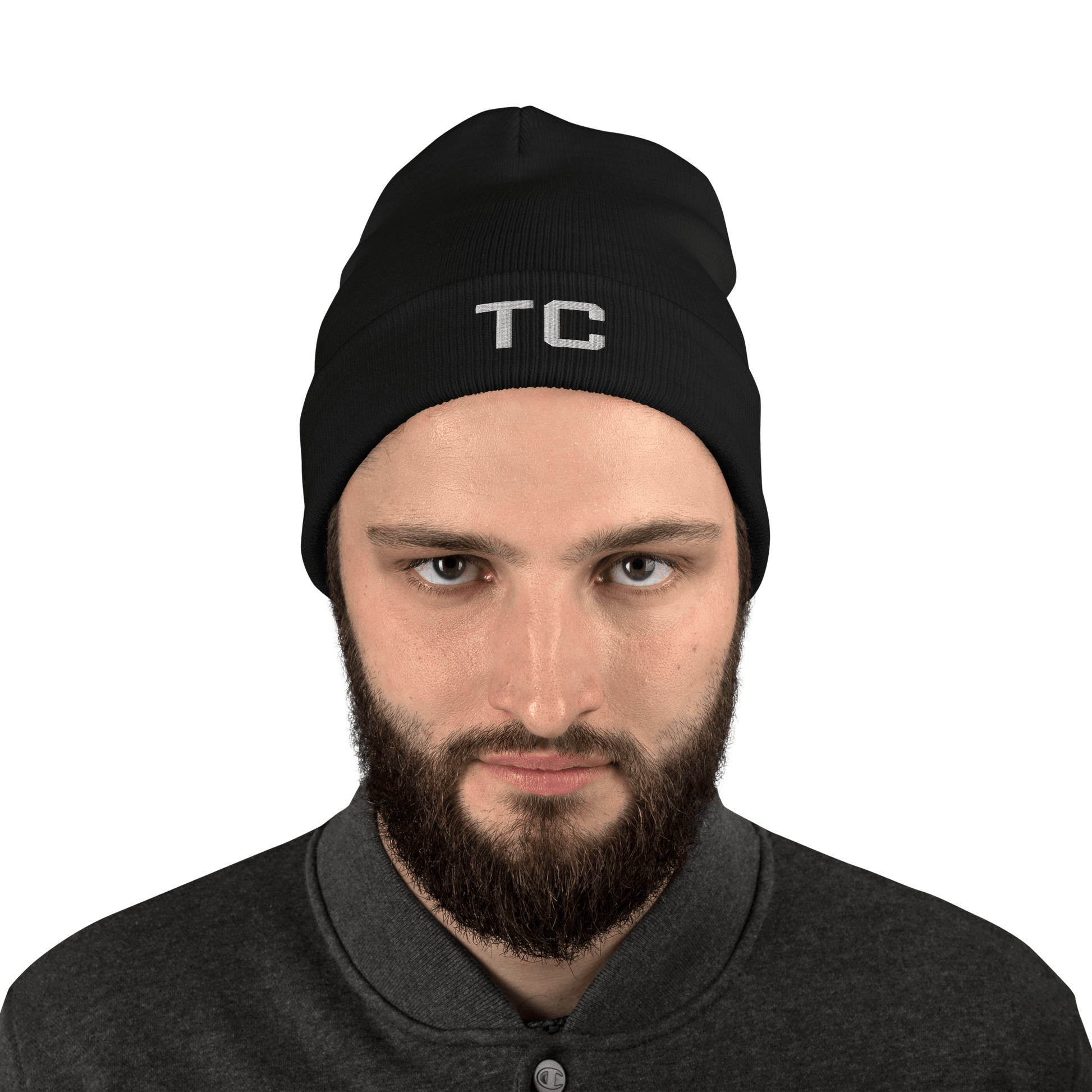 Traverse City 'TC' Winter Beanie (Athletic Font) - Circumspice Michigan