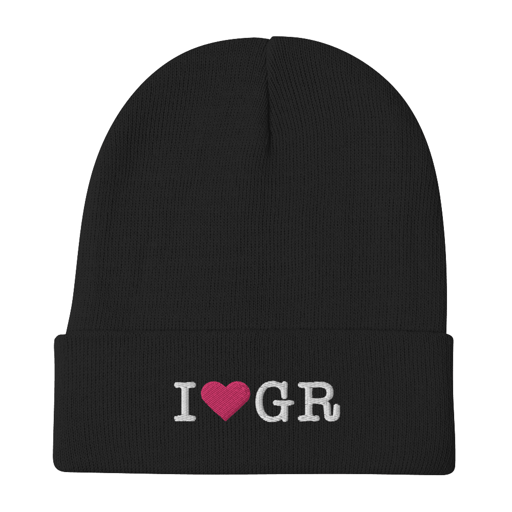 Grand Rapids 'I ❤️ GR' Winter Beanie - Circumspice Michigan