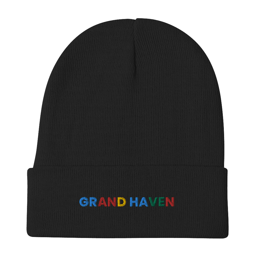 'Grand Haven' Winter Beanie (Search Engine Parody) - Circumspice Michigan