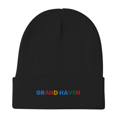 'Grand Haven' Winter Beanie (Search Engine Parody) - Circumspice Michigan