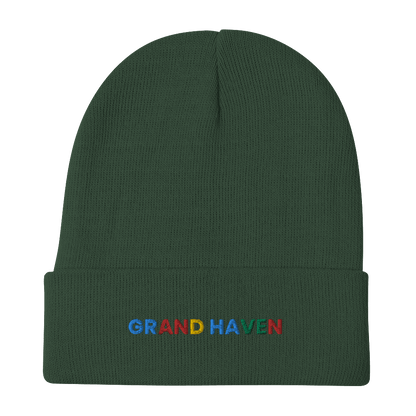 'Grand Haven' Winter Beanie (Search Engine Parody) - Circumspice Michigan