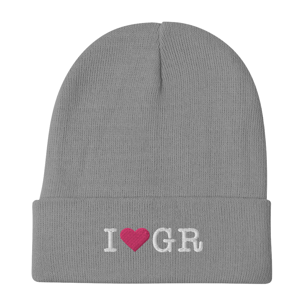 Grand Rapids 'I ❤️ GR' Winter Beanie - Circumspice Michigan