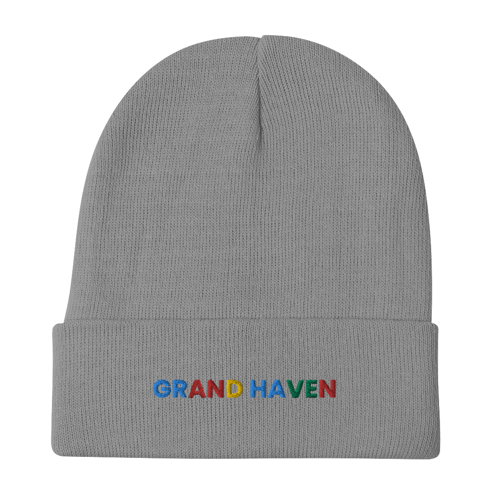 'Grand Haven' Winter Beanie (Search Engine Parody) - Circumspice Michigan