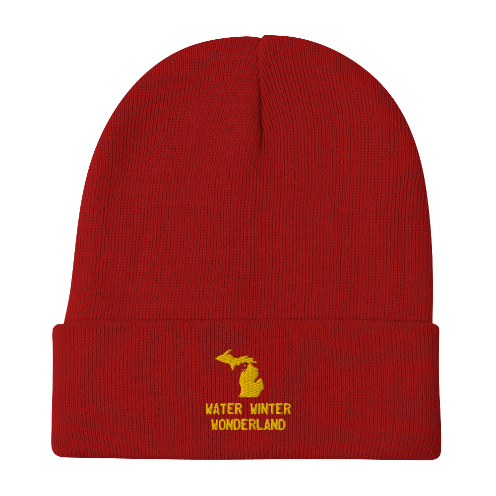 'Water Winter Wonderland' Michigan Beanie - Circumspice Michigan