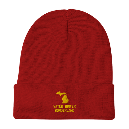 'Water Winter Wonderland' Michigan Beanie - Circumspice Michigan