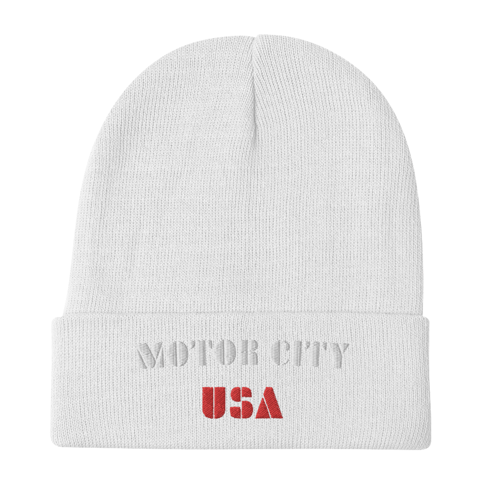 'Motor City USA' Winter Beanie - Circumspice Michigan