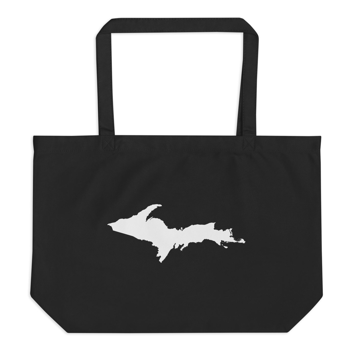 Michigan Upper Peninsula Large Tote Bag (w/ UP Outline)