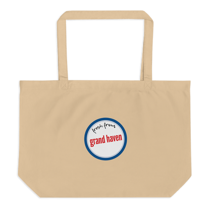 'Fresh From Grand Haven' Parody Large Everyday Tote - Circumspice Michigan