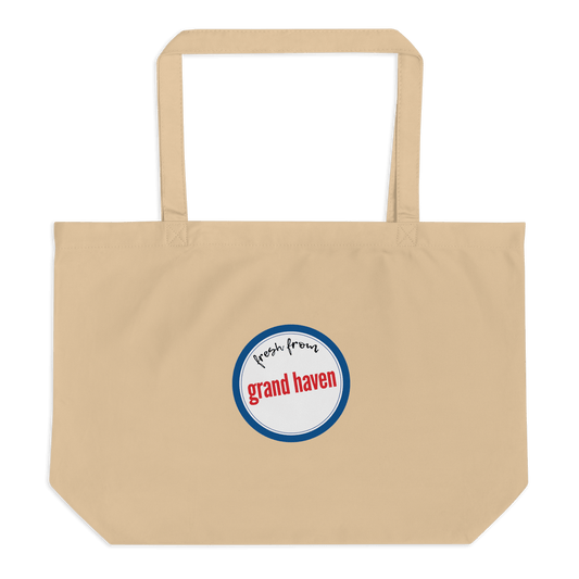 'Fresh From Grand Haven' Parody Large Everyday Tote - Circumspice Michigan
