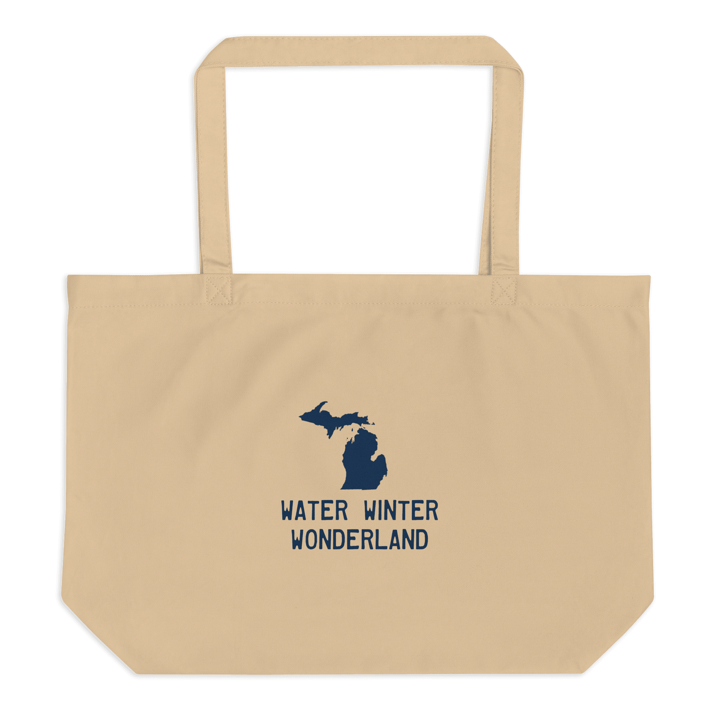 'Water Winter Wonderland' Michigan Large Everyday Tote Bag - Circumspice Michigan