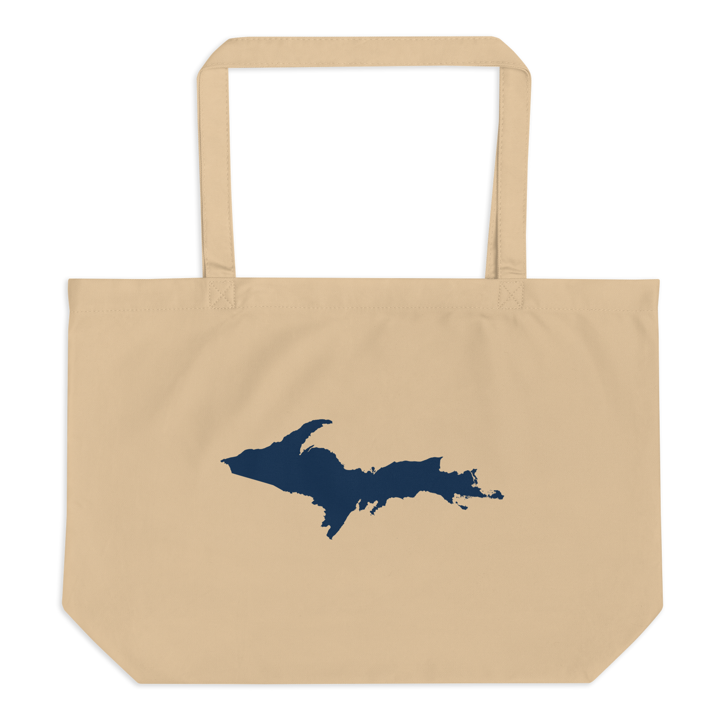 Michigan Upper Peninsula Large Tote Bag (w/ UP Outline)