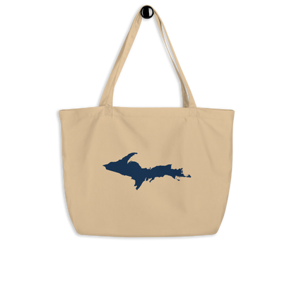 Michigan Upper Peninsula Large Tote Bag (w/ UP Outline)