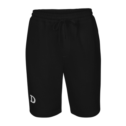 Detroit 'Old French D' Men's Shorts | Embroidered Fleece - Circumspice Michigan