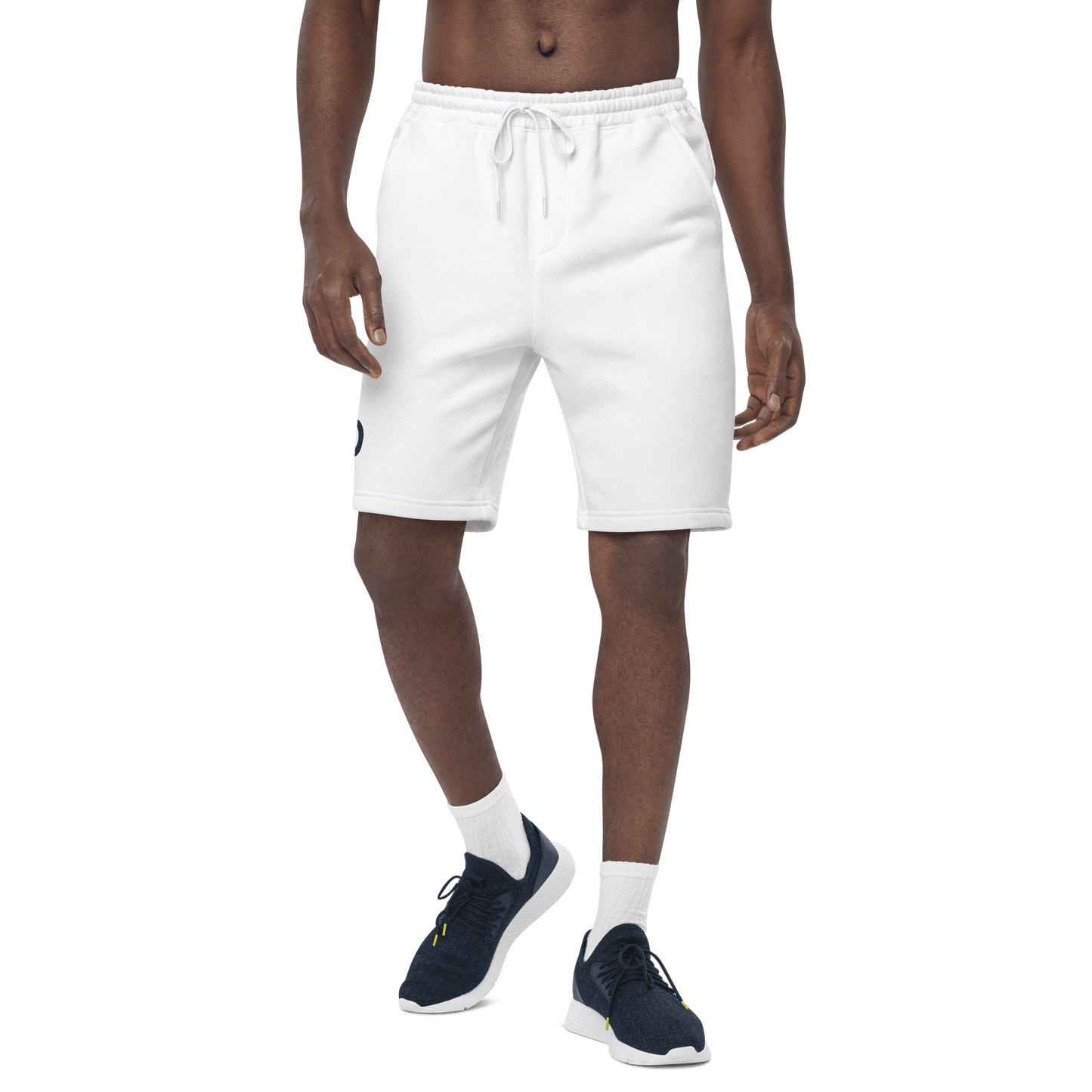 Detroit 'Old French D' Men's Shorts | Embroidered Fleece - Circumspice Michigan