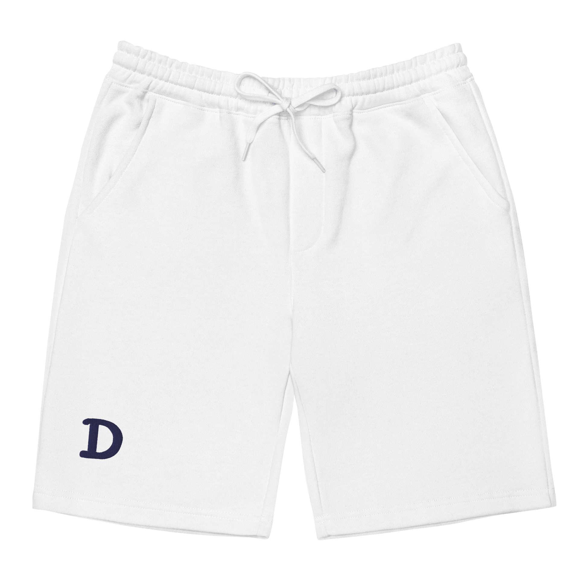 Detroit 'Old French D' Men's Shorts | Embroidered Fleece - Circumspice Michigan