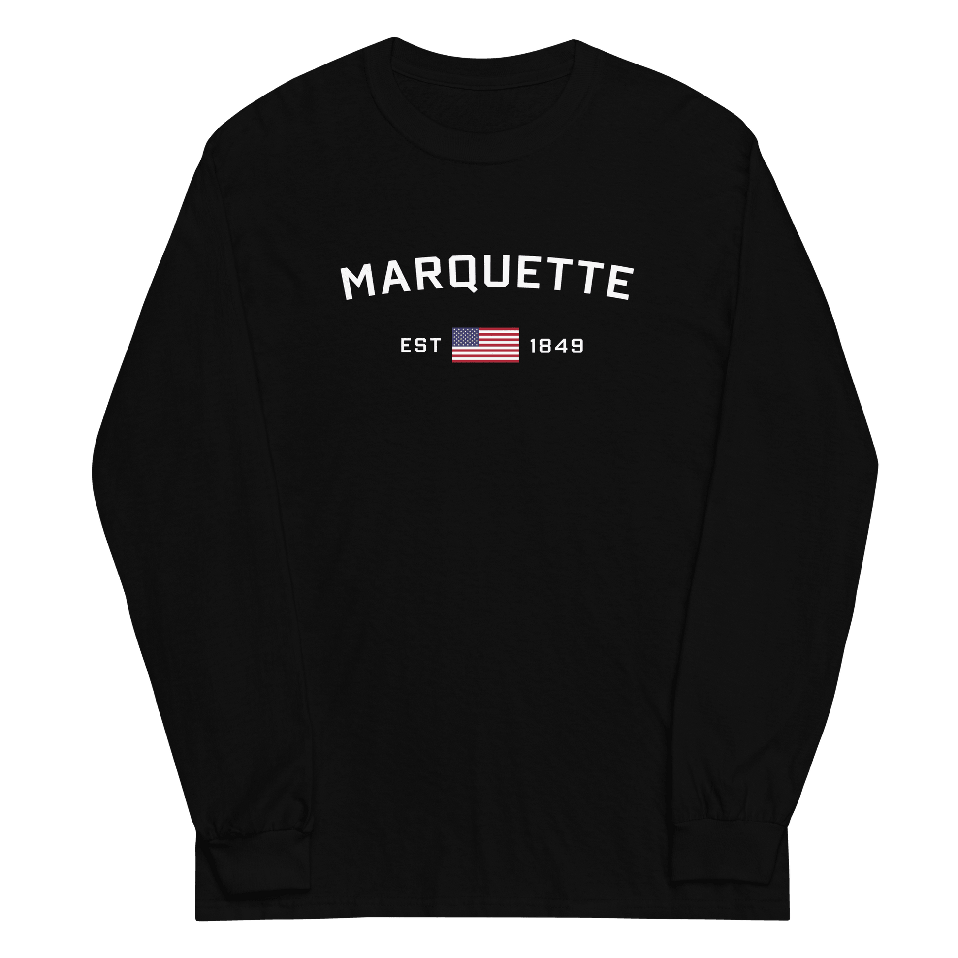 'Marquette EST 1849' T-Shirt | Unisex Long Sleeve - Circumspice Michigan