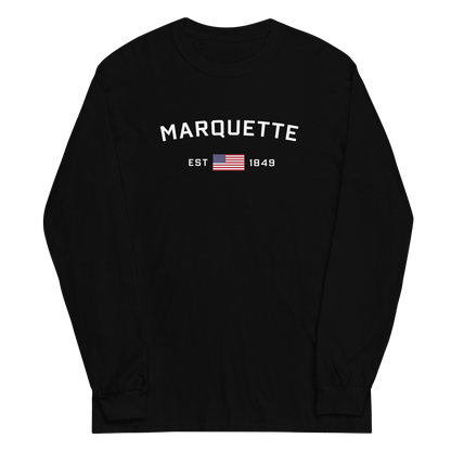 'Marquette EST 1849' T-Shirt | Unisex Long Sleeve - Circumspice Michigan