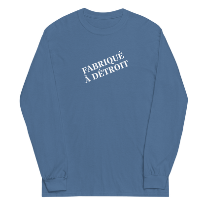 'Fabriqué à Détroit' T-Shirt | Unisex Long Sleeve - Circumspice Michigan