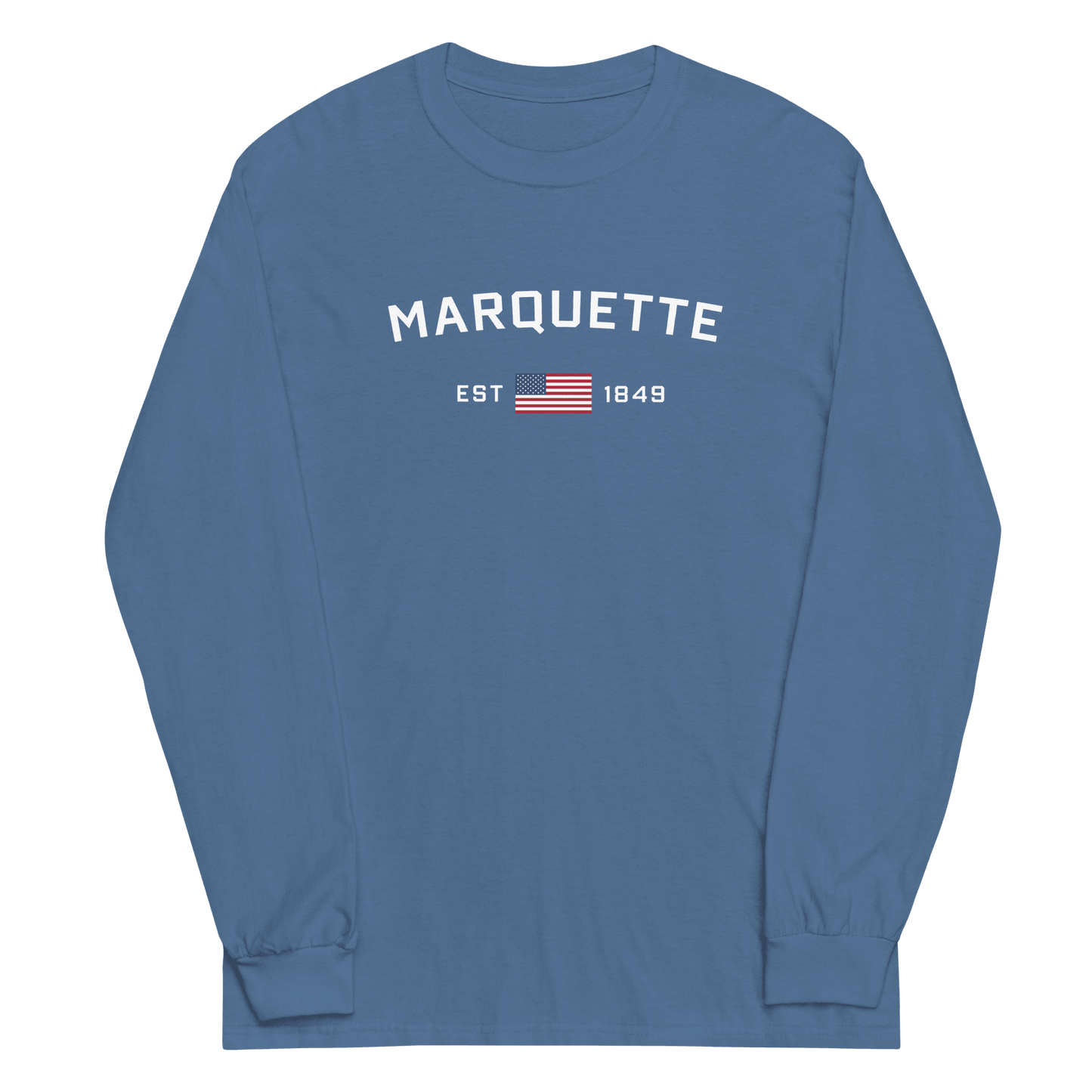 'Marquette EST 1849' T-Shirt | Unisex Long Sleeve - Circumspice Michigan