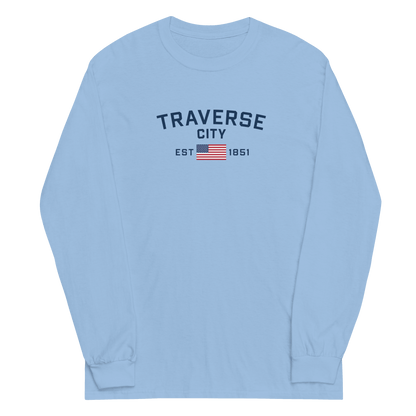 'Traverse City EST 1851' T-Shirt | Unisex Long Sleeve - Circumspice Michigan