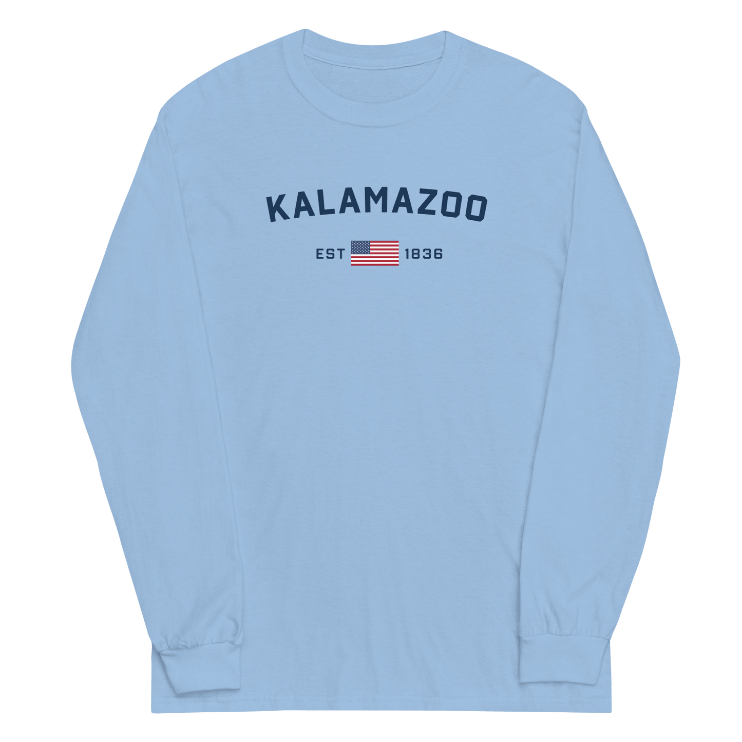 'Kalamazoo EST 1836' T-Shirt | Unisex Long Sleeve - Circumspice Michigan