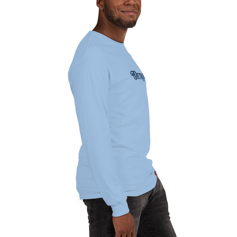 'Detroit' T-Shirt (Sloped Roman Font) | Unisex Long Sleeve