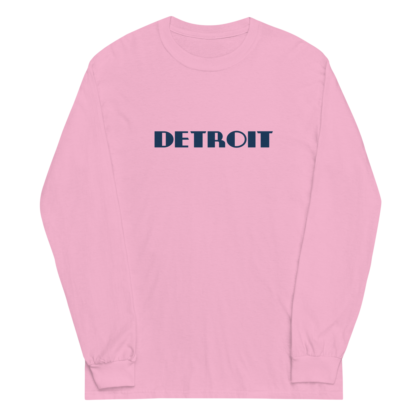 'Detroit' T-Shirt (Art Deco Font) | Unisex Long Sleeve