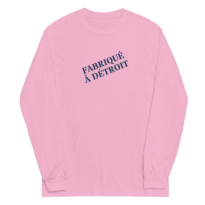 'Fabriqué à Détroit' T-Shirt | Unisex Long Sleeve - Circumspice Michigan