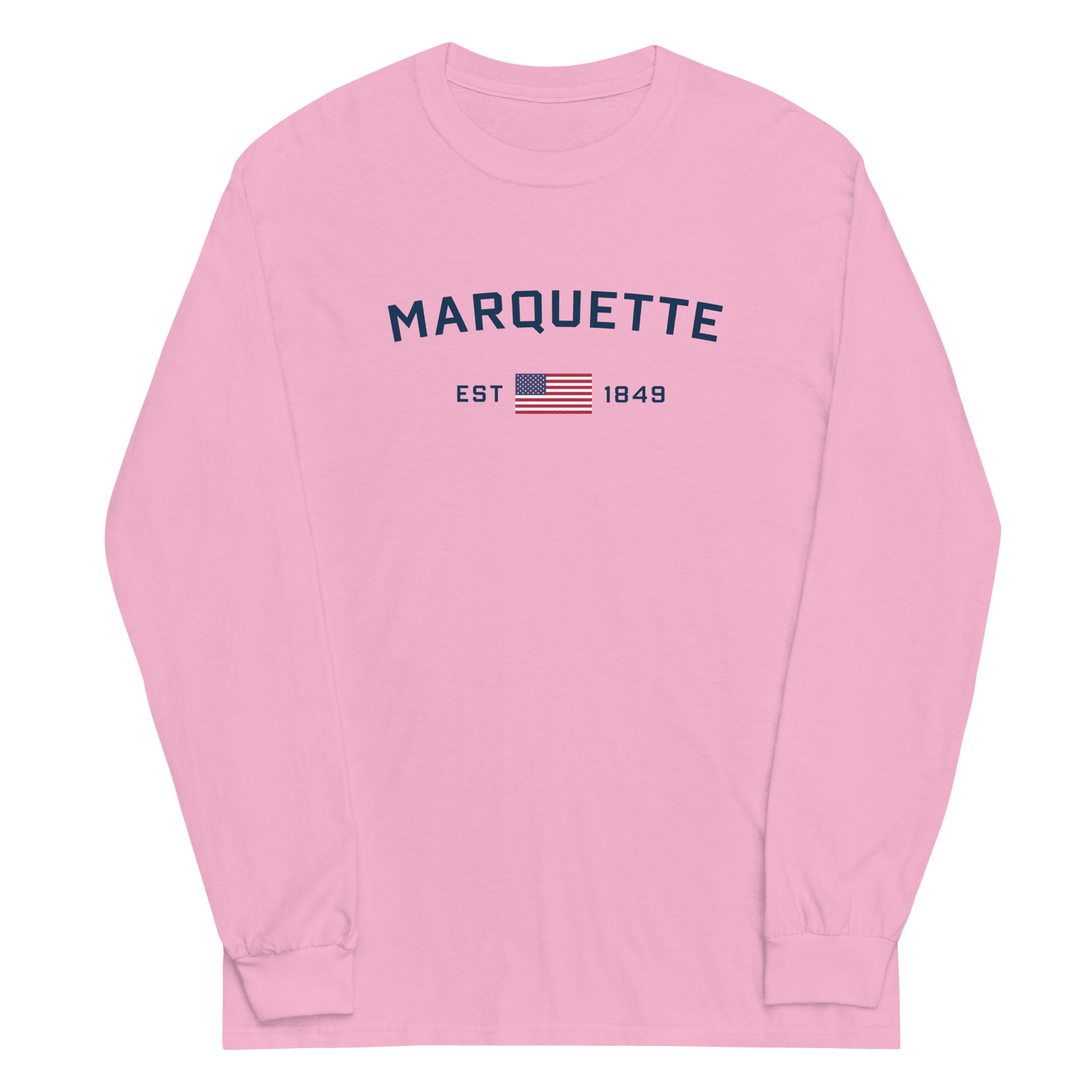 'Marquette EST 1849' T-Shirt | Unisex Long Sleeve - Circumspice Michigan