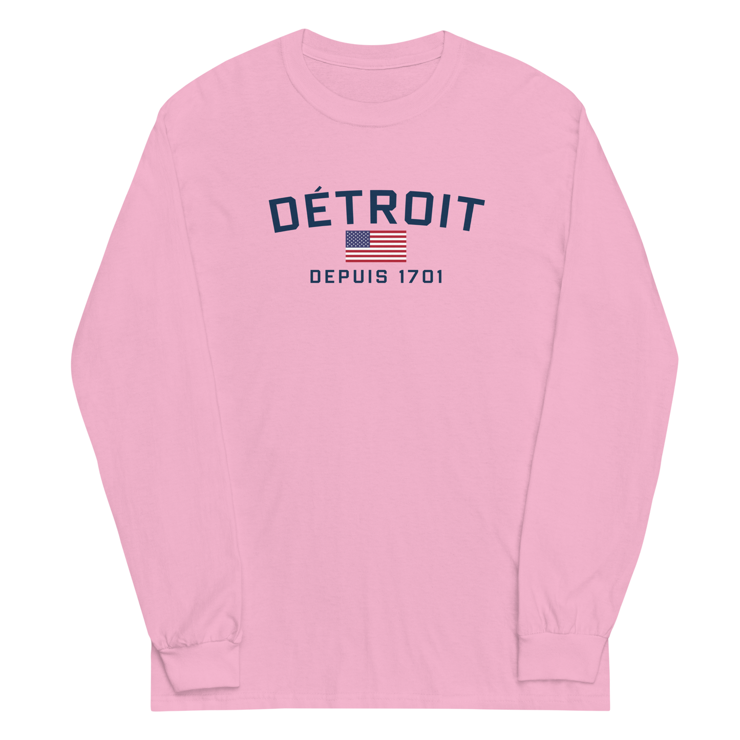 'Détroit Depuis 1701' T-Shirt | Unisex Long Sleeve