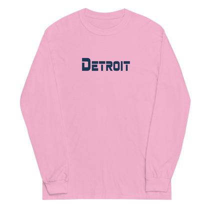 'Detroit' T-Shirt (1980s SciFi Font) | Unisex Long Sleeve