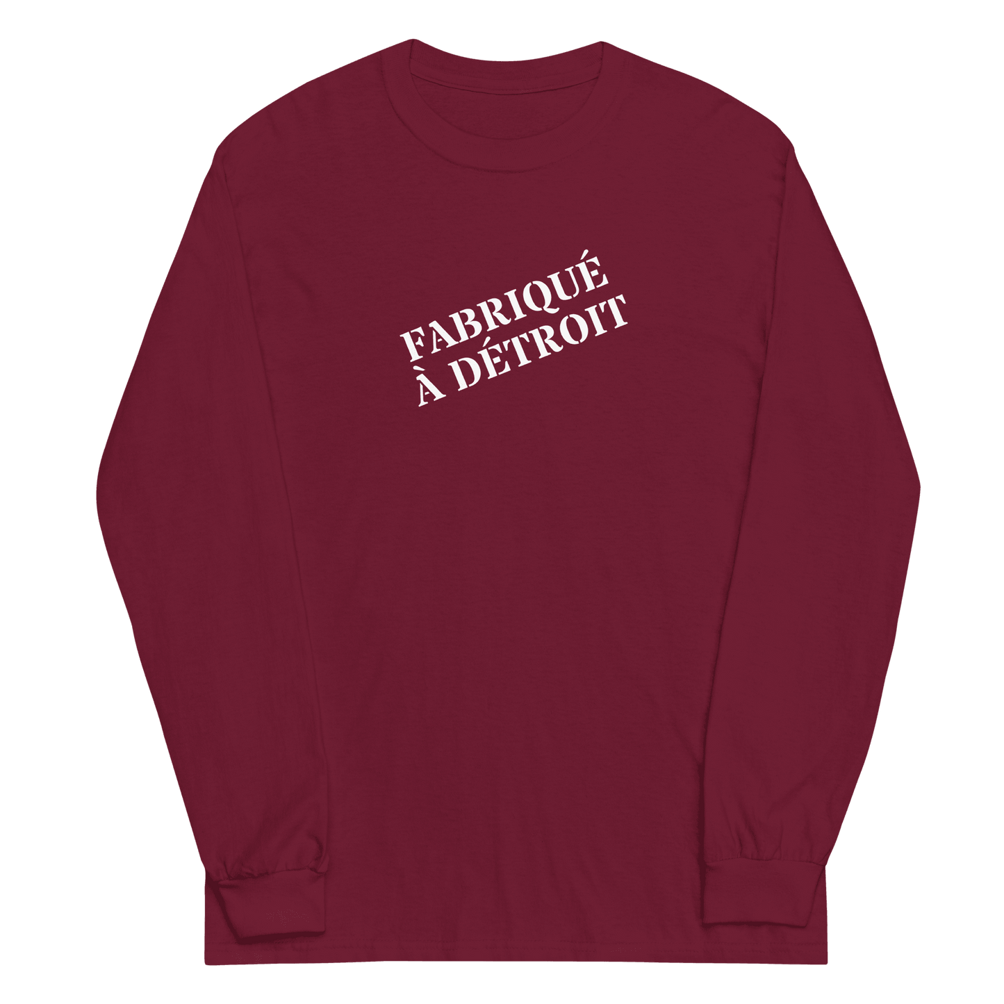 'Fabriqué à Détroit' T-Shirt | Unisex Long Sleeve - Circumspice Michigan