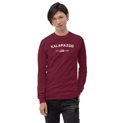 'Kalamazoo EST 1836' T-Shirt | Unisex Long Sleeve - Circumspice Michigan