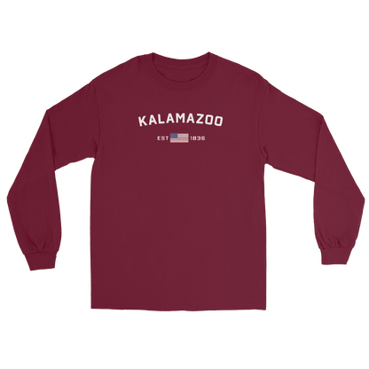 'Kalamazoo EST 1836' T-Shirt | Unisex Long Sleeve - Circumspice Michigan