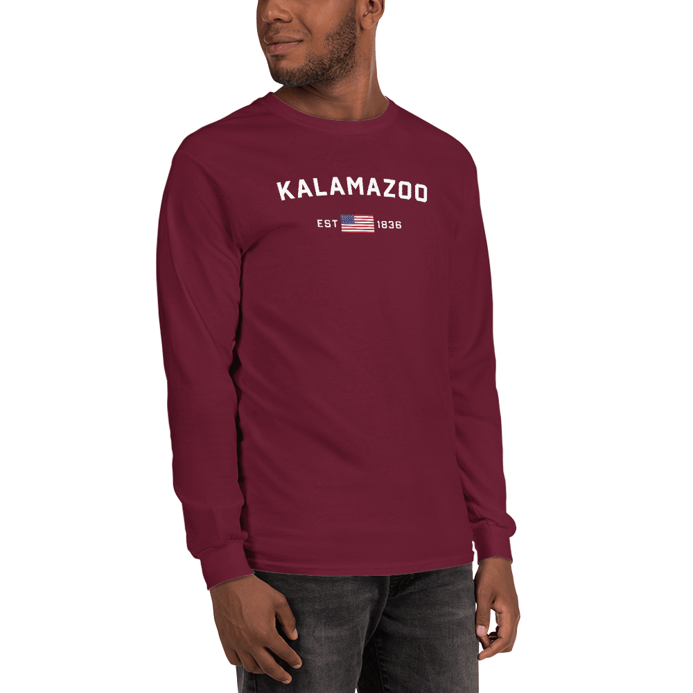 'Kalamazoo EST 1836' T-Shirt | Unisex Long Sleeve - Circumspice Michigan