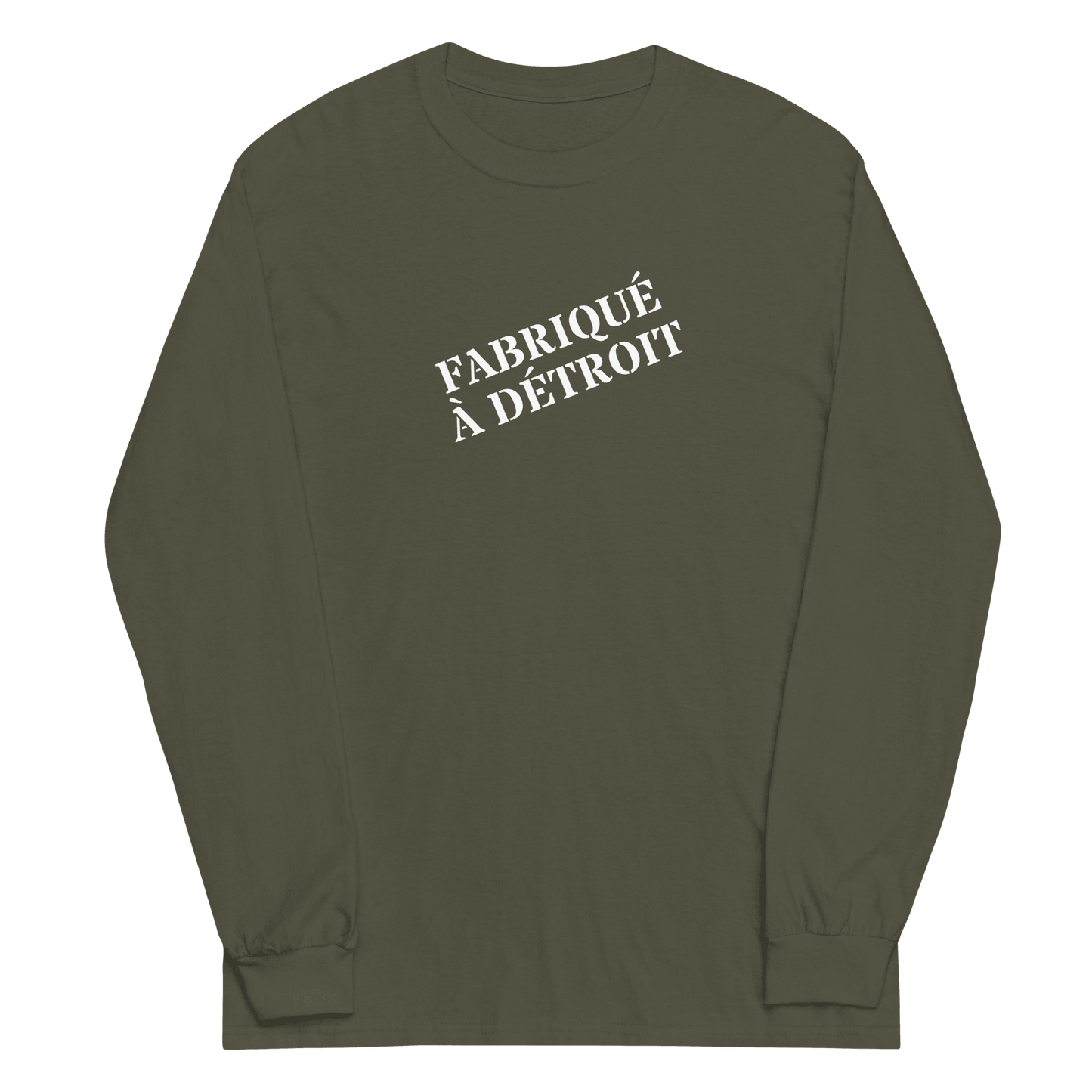 'Fabriqué à Détroit' T-Shirt | Unisex Long Sleeve - Circumspice Michigan