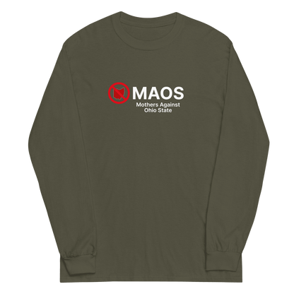 'MAOS Mothers Against Ohio State' T-Shirt | Unisex Long Sleeve - Circumspice Michigan