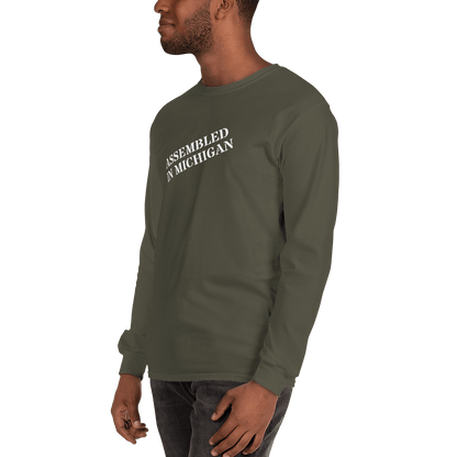 'Assembled in Michigan' T-Shirt | Unisex Long Sleeve - Circumspice Michigan