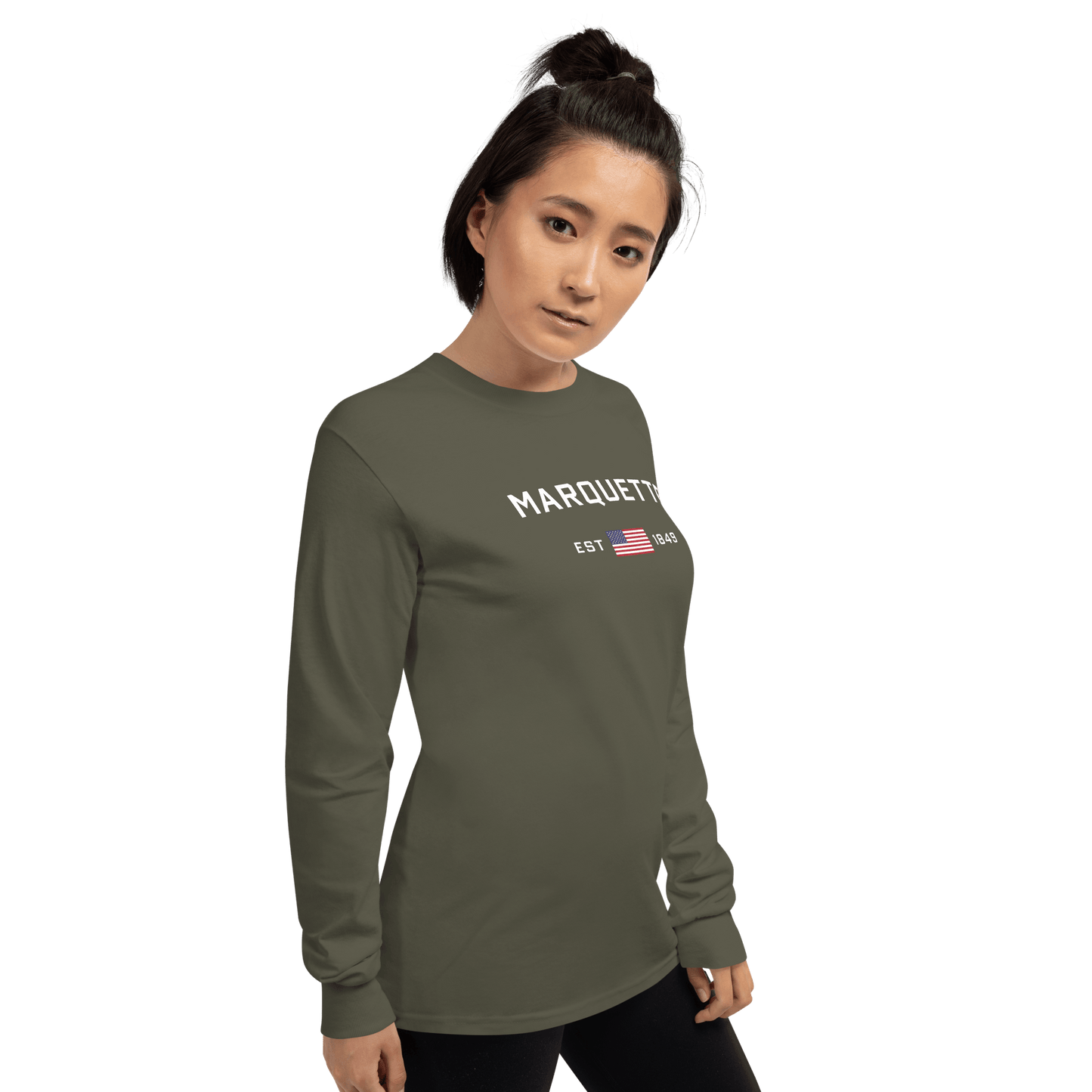 'Marquette EST 1849' T-Shirt | Unisex Long Sleeve - Circumspice Michigan