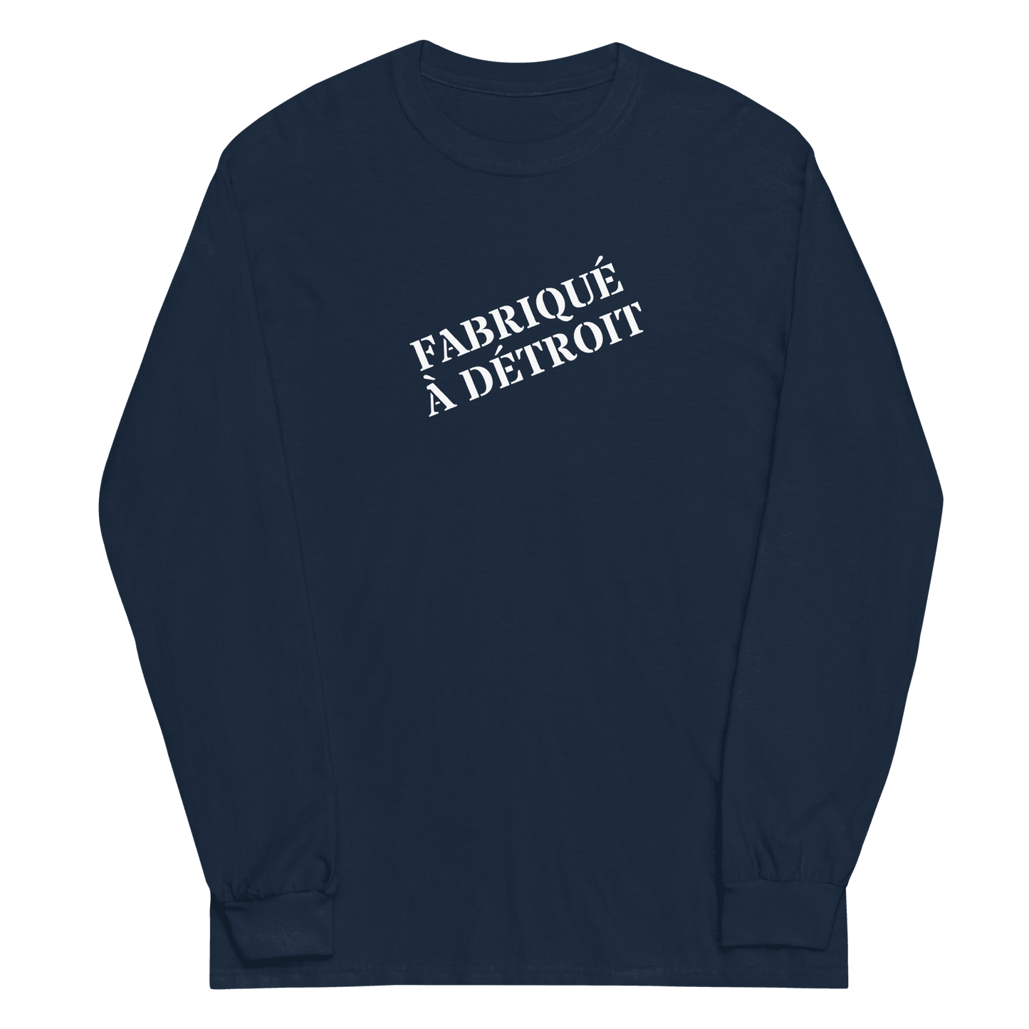 'Fabriqué à Détroit' T-Shirt | Unisex Long Sleeve - Circumspice Michigan