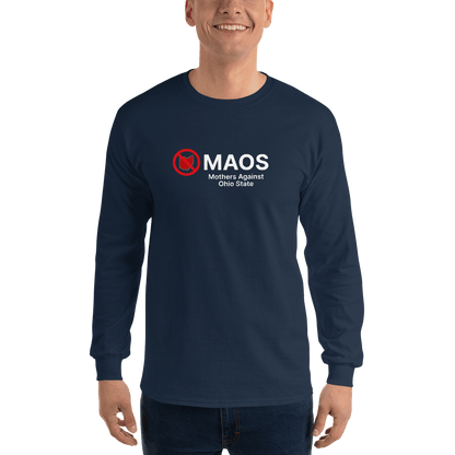 'MAOS Mothers Against Ohio State' T-Shirt | Unisex Long Sleeve - Circumspice Michigan