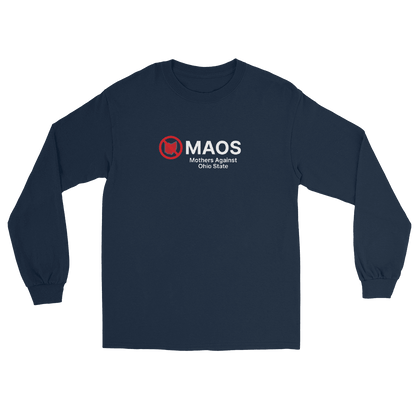 'MAOS Mothers Against Ohio State' T-Shirt | Unisex Long Sleeve - Circumspice Michigan