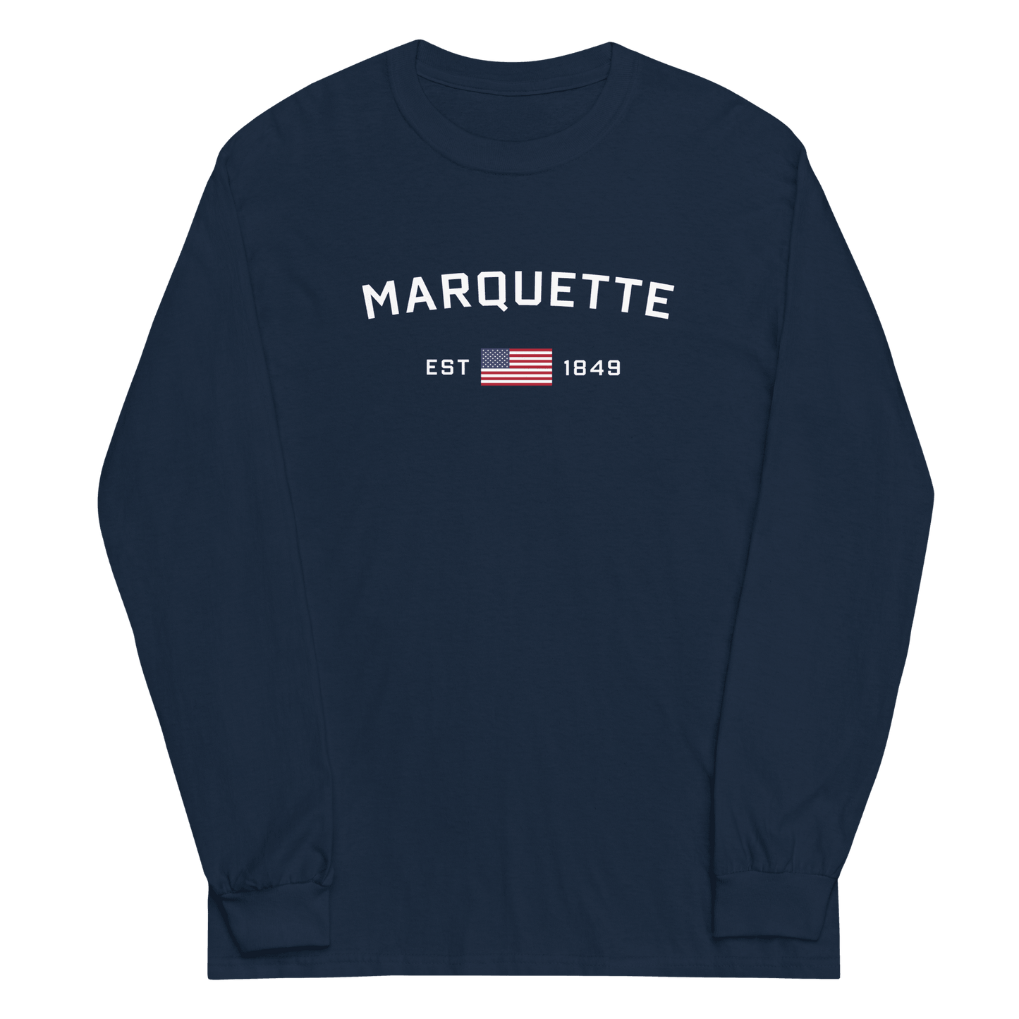 'Marquette EST 1849' T-Shirt | Unisex Long Sleeve - Circumspice Michigan