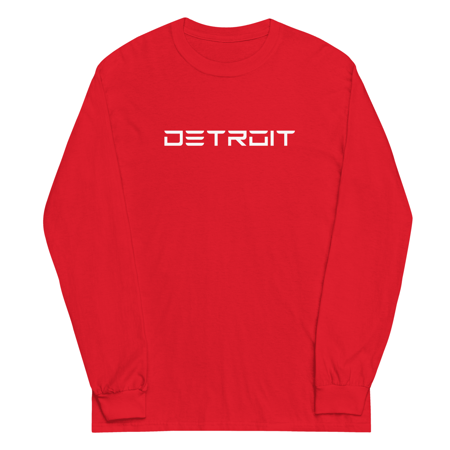 'Detroit' T-Shirt (Electric Font) | Unisex Long Sleeve - Circumspice Michigan