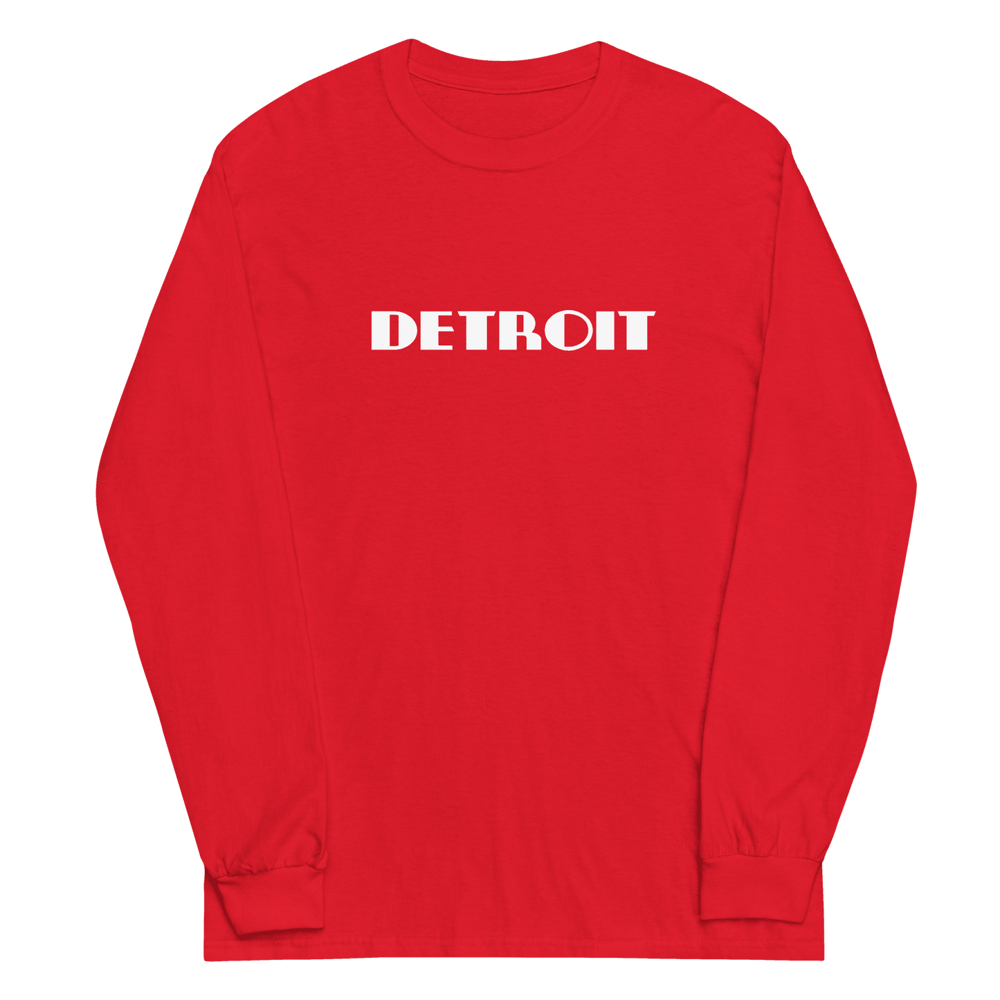 'Detroit' T-Shirt (Art Deco Font) | Unisex Long Sleeve - Circumspice Michigan