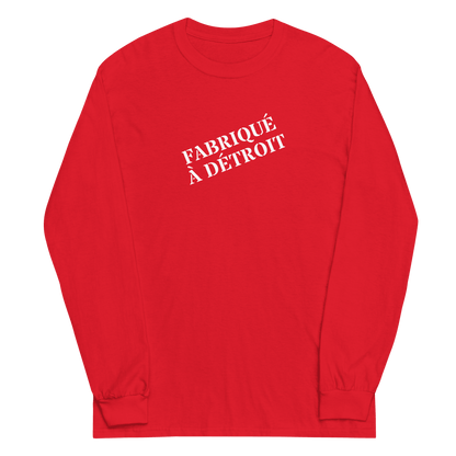 'Fabriqué à Détroit' T-Shirt | Unisex Long Sleeve - Circumspice Michigan