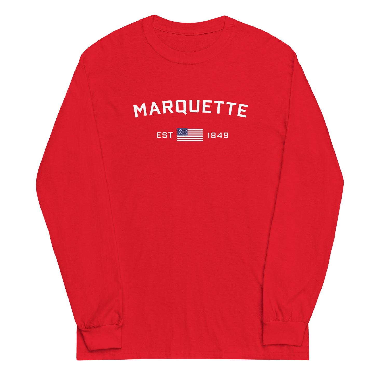 'Marquette EST 1849' T-Shirt | Unisex Long Sleeve - Circumspice Michigan